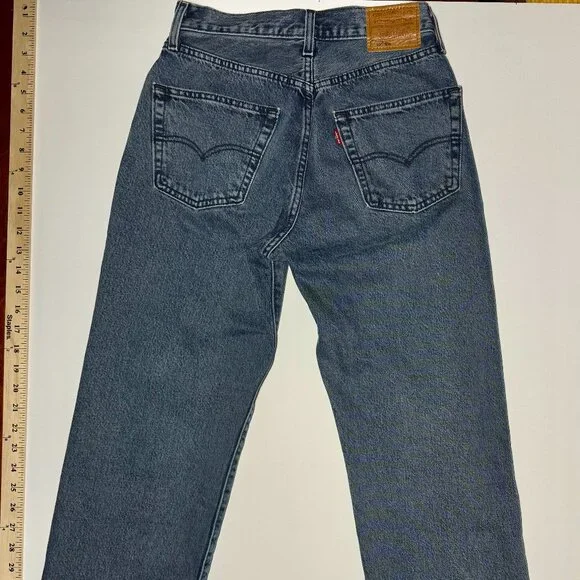 501 Levi's Premium  Jeans Fit Womens Buttonfly Straightcut W24 L30 CW 2923 - Picture 15 of 16